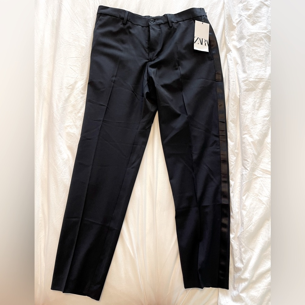 black sleek dress pants
